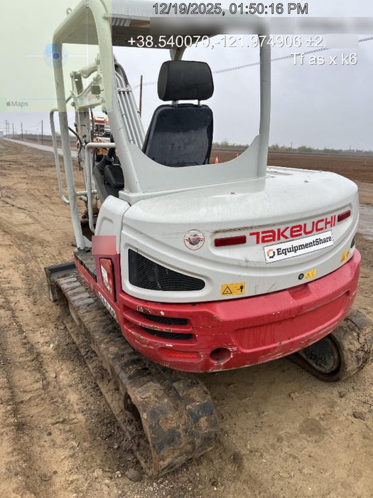 2020 TAKEUCHI TB250-2