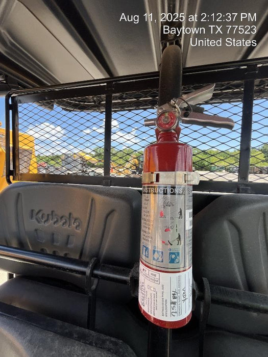 2022 Kubota RTV-X1140W-H Plastic Canopy, Windshield Acrylic Clear, LED Strobe Light, Wire Harness Kit, Back up Alarm