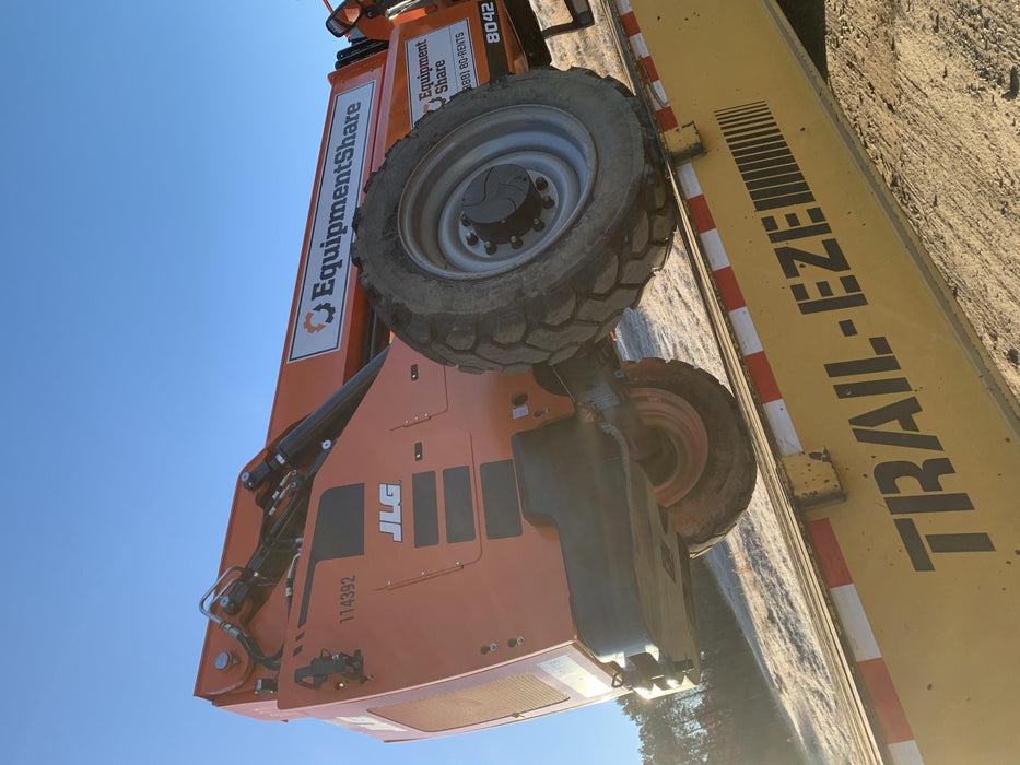 2020 Skytrak 8042 74 Hp, FF Tires, Work Lights, Beacon, Aux Hydraulics, Back up Alarm, Lifting Eye, ES Decals