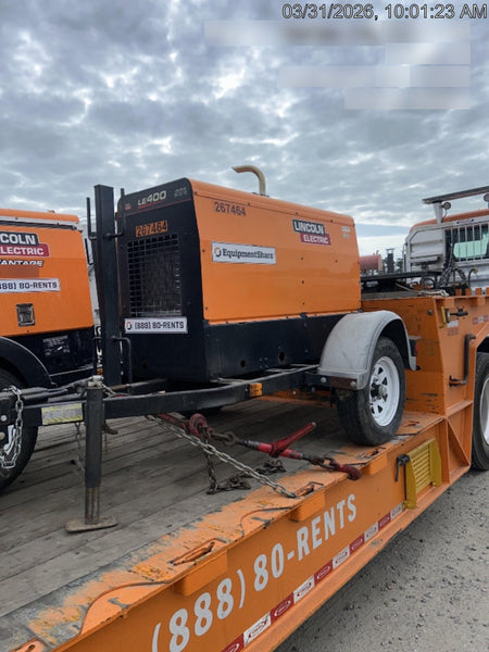 2021 Lincoln Electric Vantage 549X Ready Pak 3, ORANGE (includes trailer, cable rack, fender light kit)