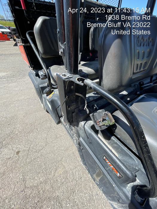 2021 Kubota RTV-X1140W-H Plastic Canopy, Windshield Acrylic Clear, LED Strobe Light, Wire Harness Kit, Back up Alarm