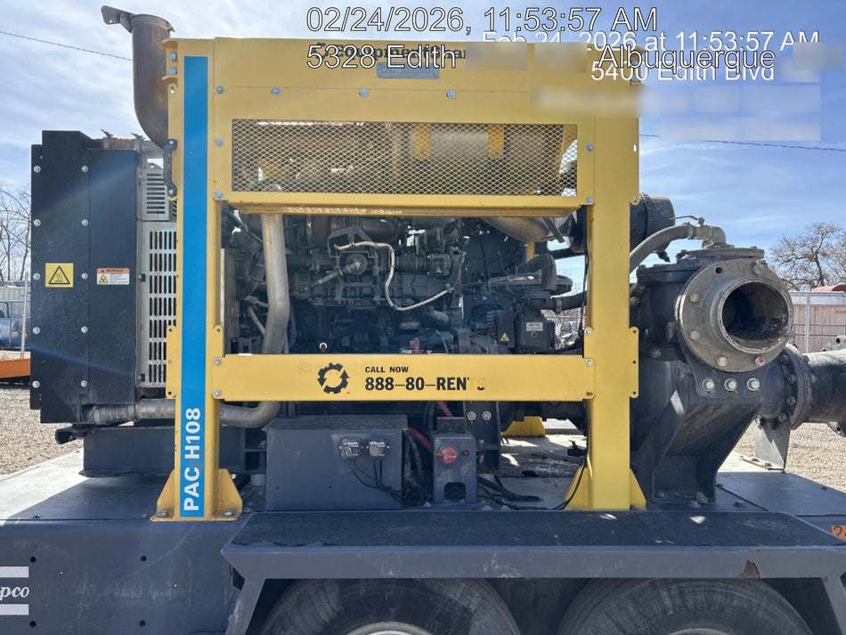 2022 ATLAS COPCO PAC H108 JD