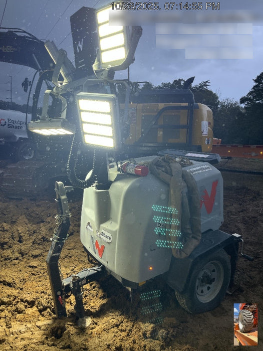 2019 Wacker Neuson LTV6K-LED Standard LED Towable Light Tower w/None