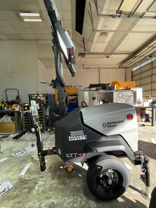 2024 Wacker Neuson LTT4 Diesel, Kohler KDW702, Deep Sea Controller, Auto Start, LED 320W, Bypass Outlet, T3