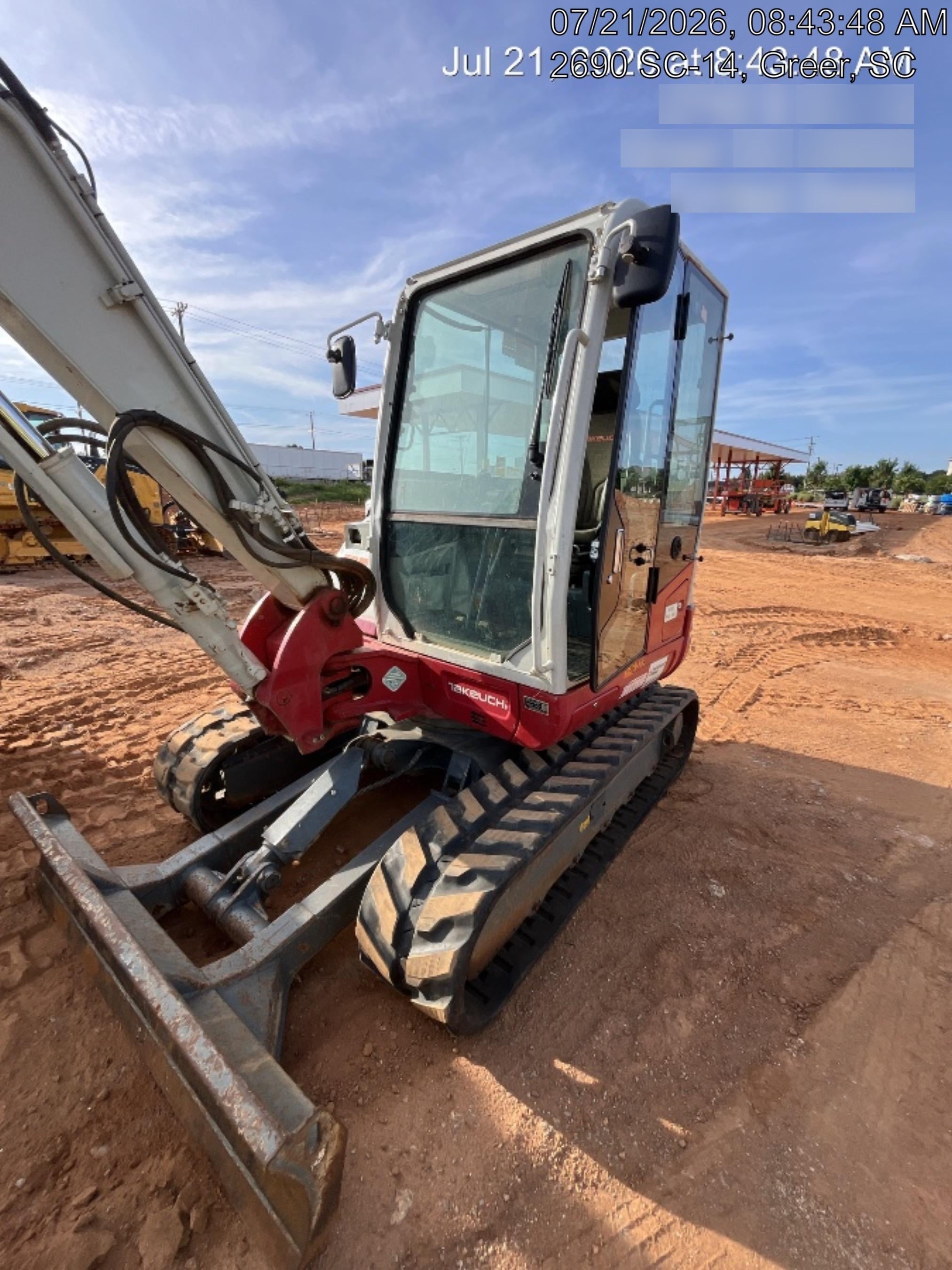 2021 TAKEUCHI TB250-2C