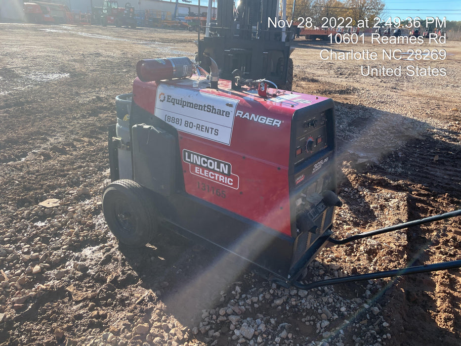 2021 Lincoln Electric Ranger 305 LPG K3430-1, Ranger 305 LPG, Undercarriage, Tank Holder & Strap, 10kw AC Gen, 25hp Kohler LPG Eng