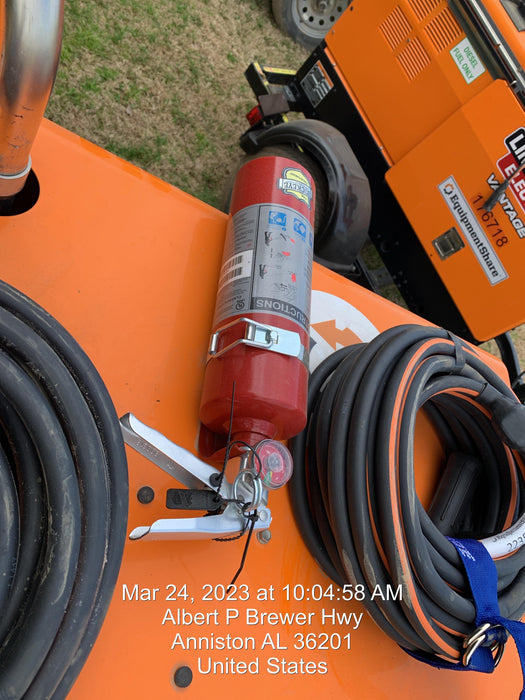 2022 Lincoln Electric LE400 Kubota V1505, Trlr, Cable Rack, Light Kit, ES Decals, T3