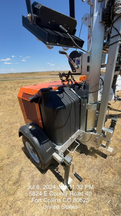 2024 Wanco WLTT-4MM4K Diesel, Deep Sea Controller, Shore Power Plug, Auto Start, (4) 350W LED Floodlights, 4kW Generator, 60 Gal Fuel Tank, 2" Ball, T3