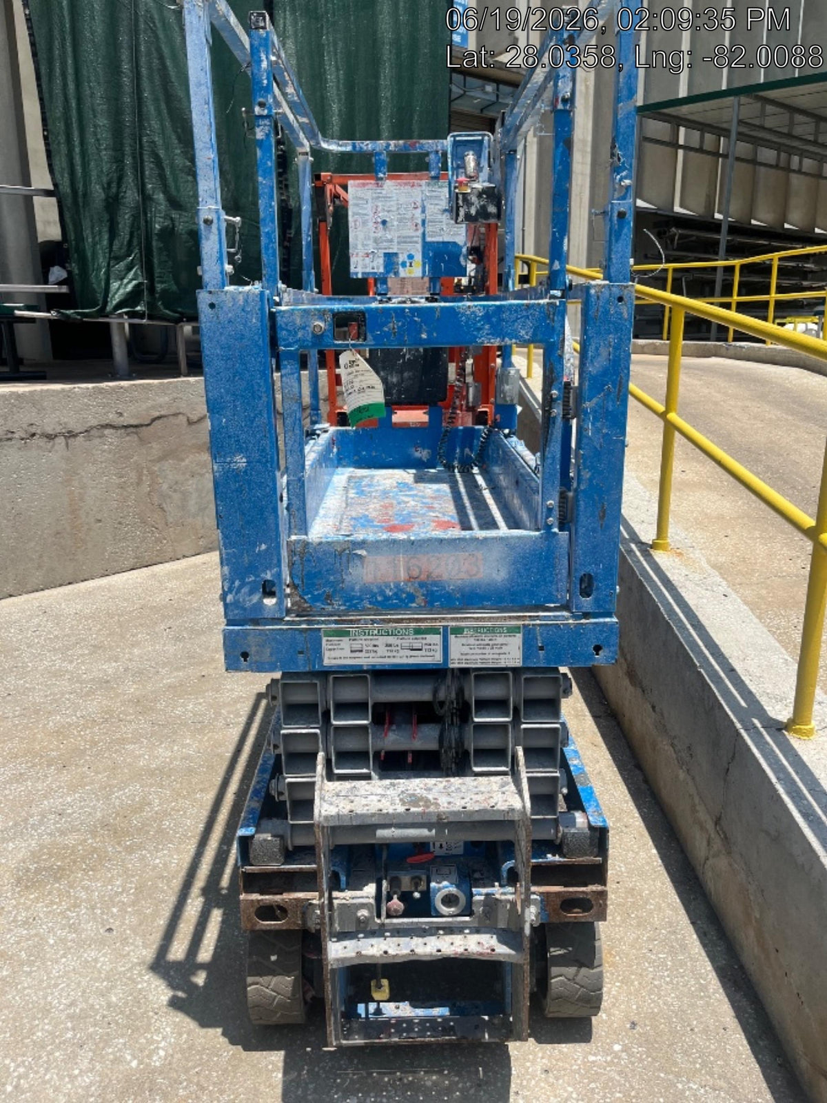2020 Genie GS-1930 Solid Non Marking Tires, Beacon, Folding rails with half height swing gate