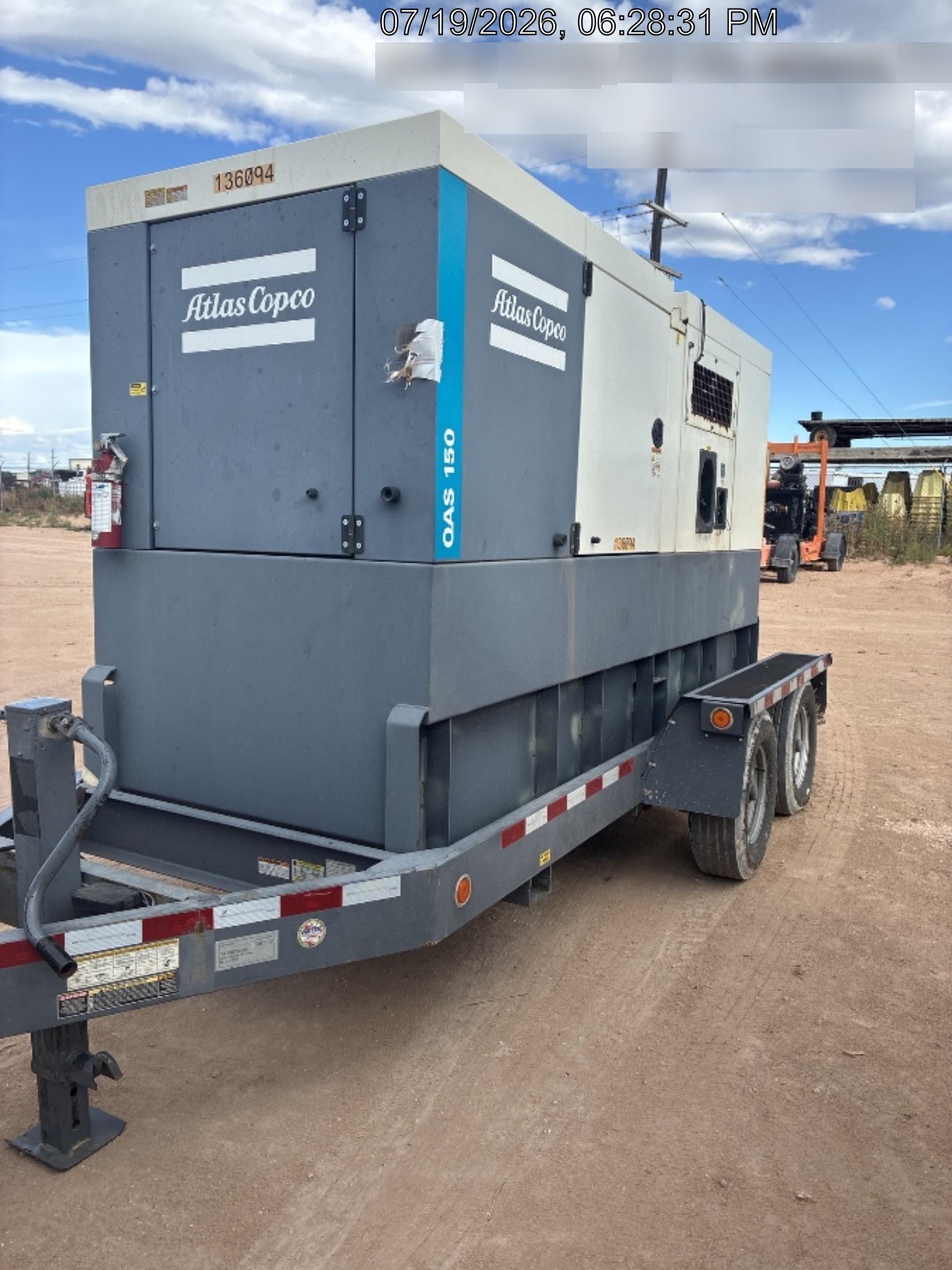 2021 ATLAS COPCO QAS150