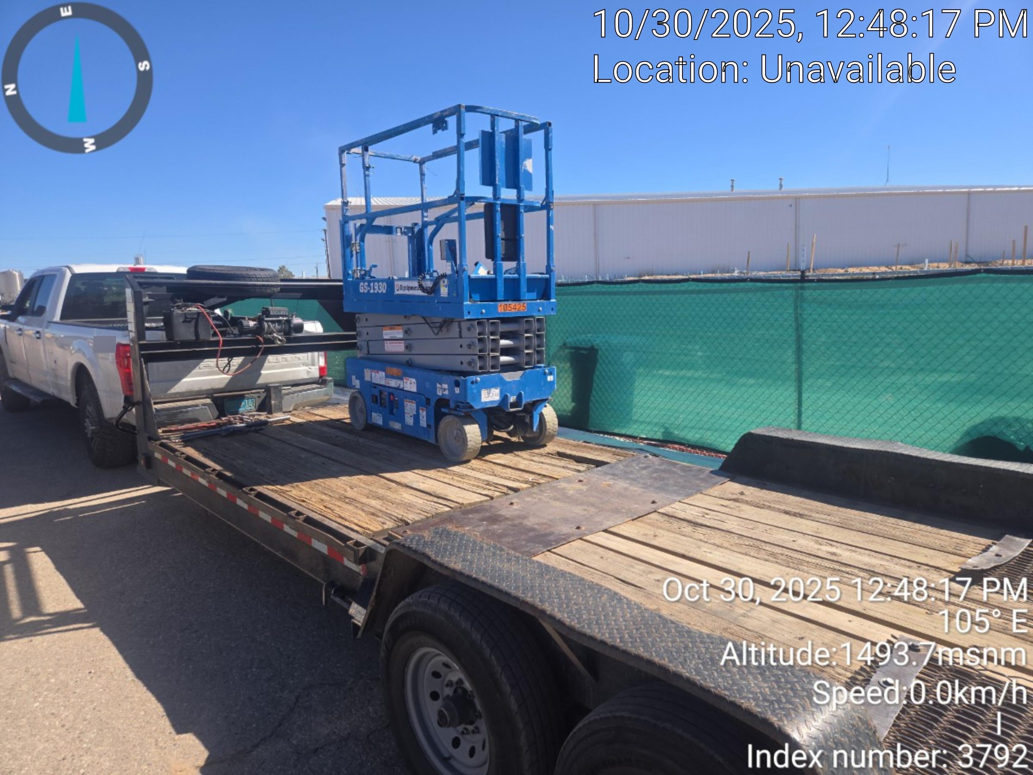 2020 Genie GS-1930 Solid Non Marking Tires, Beacon, Folding rails with half height swing gate