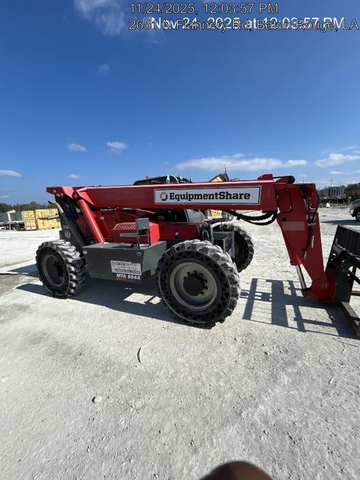 2018 Manitou MTA8044 MTA 8044 - 74 HP T4, Canopy, Worklights/Strobe, Beacon, 66" Carriage, 48" Forks, Solid Tires, Lift Hook, Aux Hydraulics
