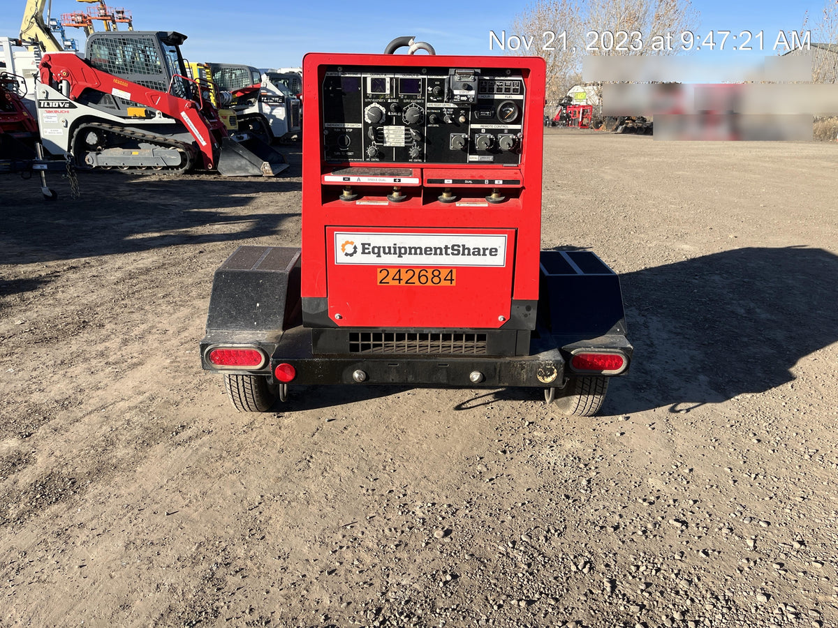 2022 Shindaiwa DGW400MDL Kubota D902 Engine, 23 HP, Dual Op Welder, Wire, Arc, Droop Stick, Tig, and CC Stick Functionality, Simulphase, 3 Phase and 1 Phase Gen Output, Single Axle NB Trlr, Slr Trckl Chrg 12V 12W, Fire Ext