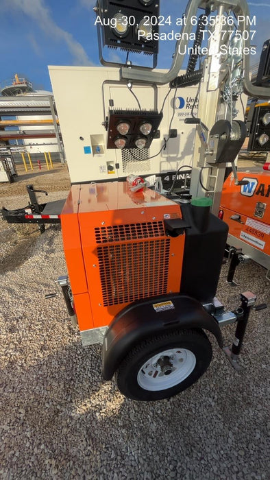 2024 Wanco WLTT-4MM4K Diesel, Deep Sea Controller, Shore Power Plug, Auto Start, (4) 350W LED Floodlights, 4kW Generator, 60 Gal Fuel Tank, 2" Ball, T3