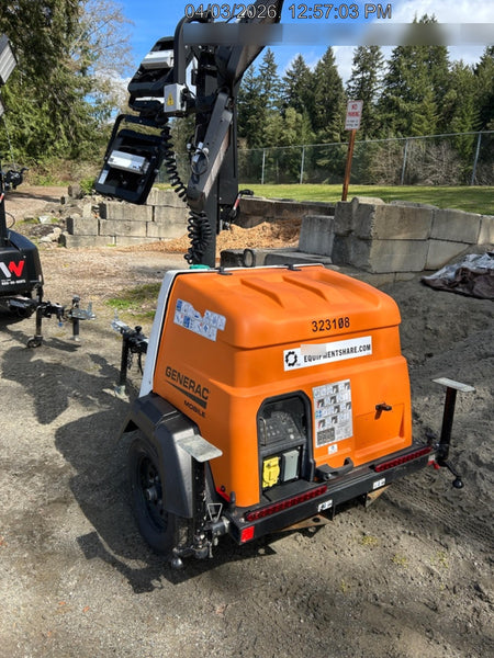 2023 Generac MLT2 Diesel, Flex Switch 120V Input, Powerzone Controller, (4) 320W LED Lights, 4kW Generator, 39.9 Gal Fuel Tank, 2" Ball, T3