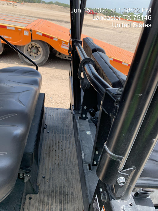 2021 Kubota RTV-X1140W-H Plastic Canopy, Windshield Acrylic Clear, LED Strobe Light, Wire Harness Kit, Back up Alarm