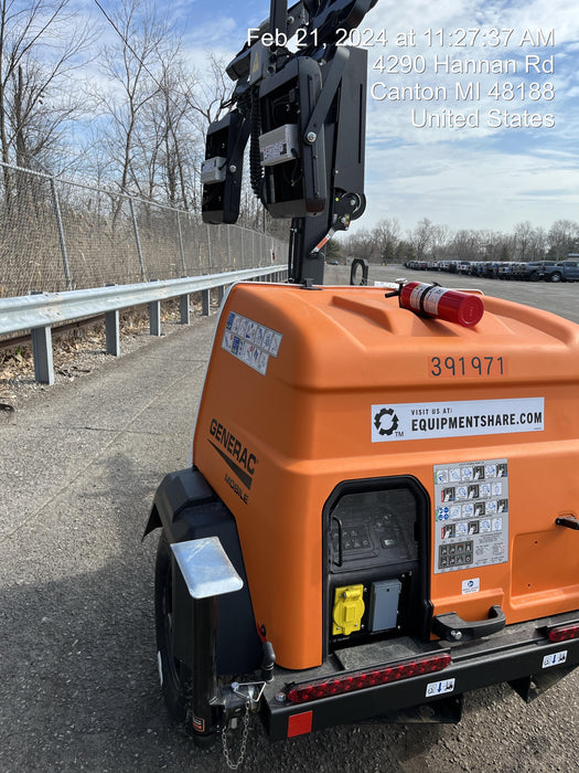 2024 Generac MLT2 Diesel, Flex Switch 120V Input, Powerzone Controller, 
(4) 320W LED Lights, 4kW Generator, 39.9 Gal Fuel Tank, 2" Ball, T3