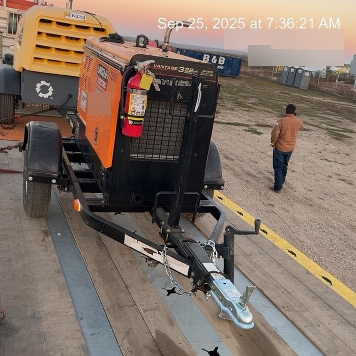 2021 Lincoln Electric Vantage 322 Vantage 322 Ready Pak 3 w/ Decals, ORANGE (includes trailer, cable rack, fender light kit) NO Telematics