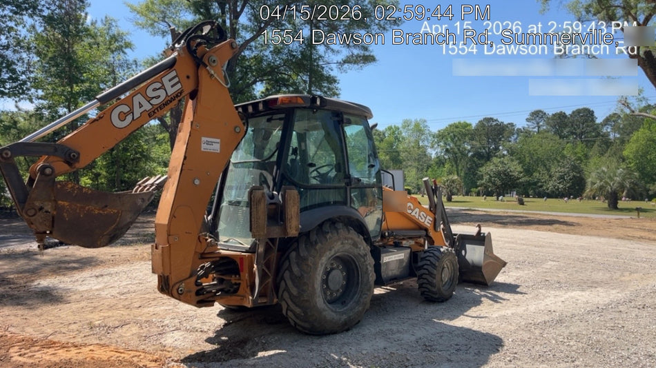 2020 Case 580N EP - Extendable Backhoe Cab/Heat/Air, 4WD, Extendable Stick, Pilot Controls, 2 Way Hydraulics, Ride Control, TAG Manual QC