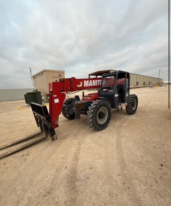 2018 Manitou 12042 Manitou MTA 12042 w/Open ROPS, Work Lights/Strobe, Aux Hyd, Solid Tires, Lift Hook, 66" Carriage, 72" Forks, Outriggers