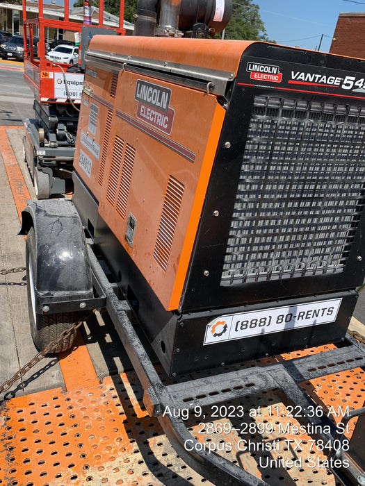 2022 Lincoln Electric Vantage 549X Crosslink Technology, Trailer Mounted, ES Decals, T3