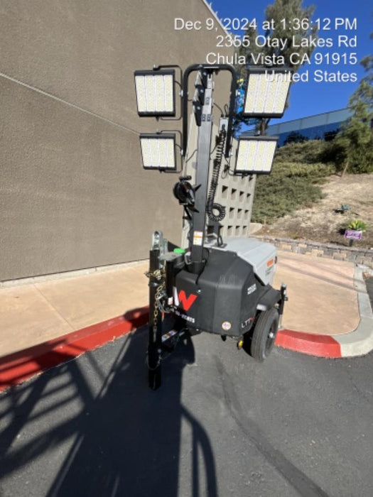 2024 Wacker Neuson LTT4 Diesel, Kohler KDW702, Deep Sea Controller, Auto Start, LED 320W, Bypass Outlet, T3