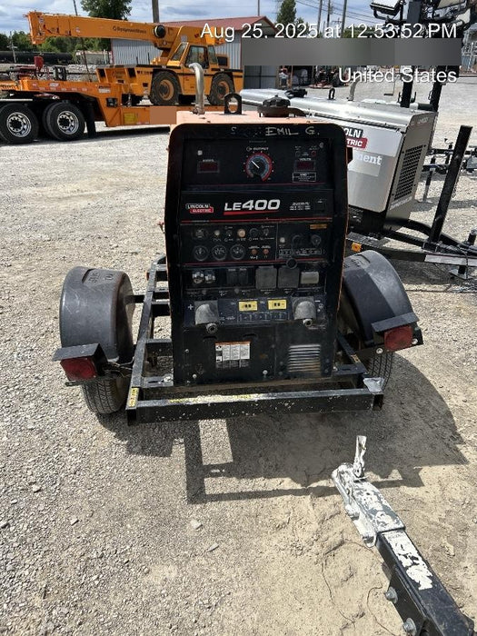 2022 Lincoln Electric LE400 Kubota V1505, Trlr, Cable Rack, Light Kit, ES Decals, T3