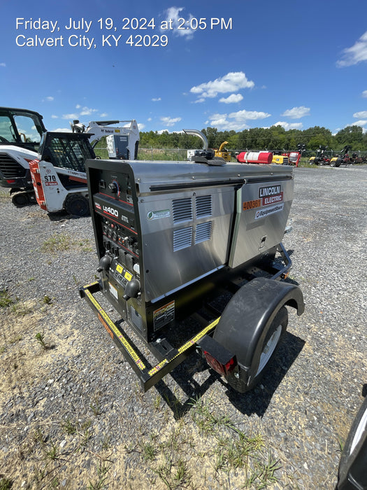 2024 Lincoln Electric LE400 Kubota V1505, Trlr, Cable Rack, Light Kit, ES Decals, T3