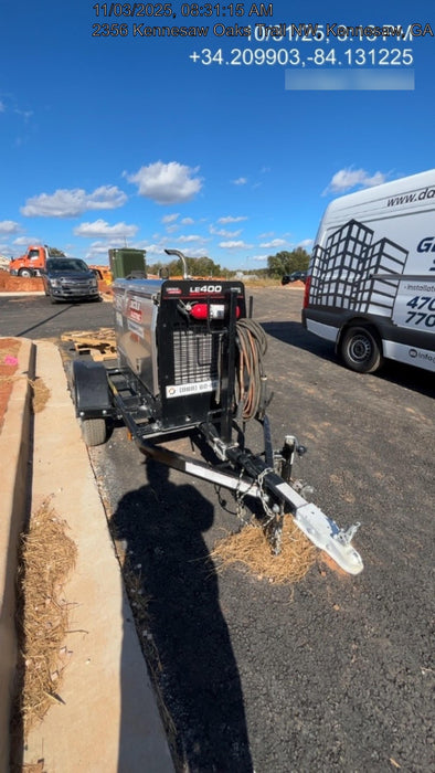 2024 Lincoln Electric LE400 Kubota V1505, Trlr, Cable Rack, Light Kit, ES Decals, T3