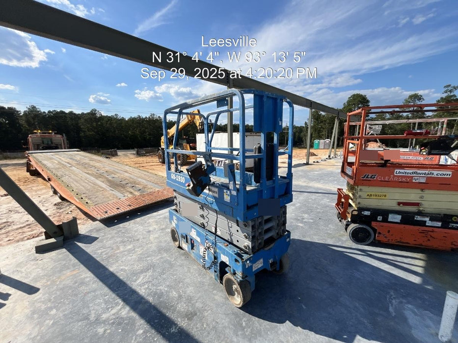 2020 Genie GS-1930 Fixed rails with chain entry gate - Pre A92.20