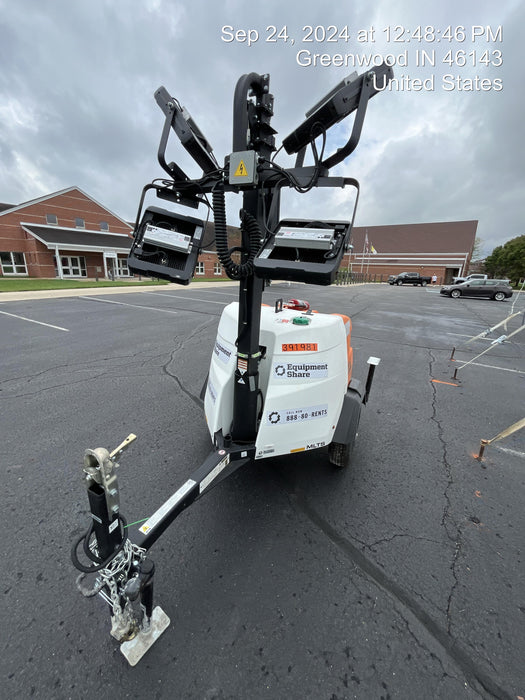 2024 Generac MLT2 Diesel, Flex Switch 120V Input, Powerzone Controller, 
(4) 320W LED Lights, 4kW Generator, 39.9 Gal Fuel Tank, 2" Ball, T3