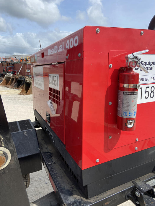 2022 Shindaiwa DGW400MDL Kubota D902 Engine, 23 HP, Dual Op Welder, Wire, Arc, Droop Stick, Tig, and CC Stick Functionality, Simulphase, 3 Phase and 1 Phase Gen Output, Single Axle NB Trlr, Slr Trckl Chrg 12V 12W, Fire Ext