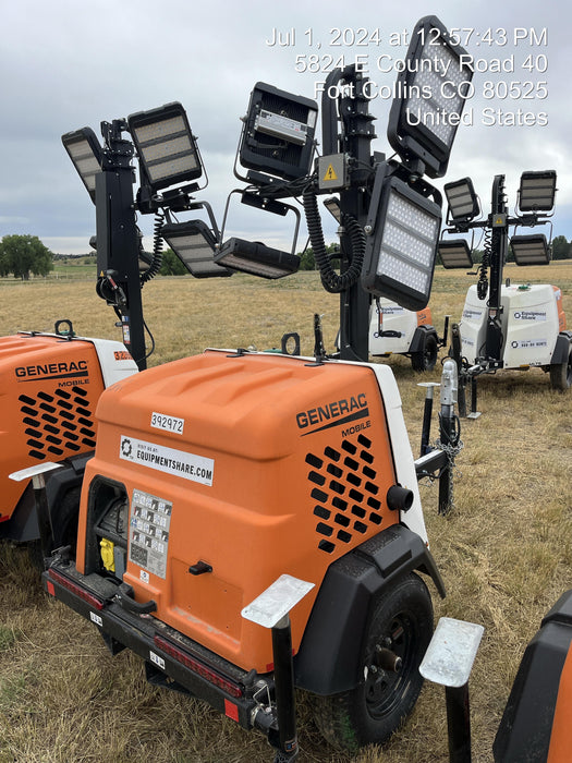 2024 Generac MLT2 Diesel, Flex Switch 120V Input, Powerzone Controller, 
(4) 320W LED Lights, 4kW Generator, 39.9 Gal Fuel Tank, 2" Ball, T3