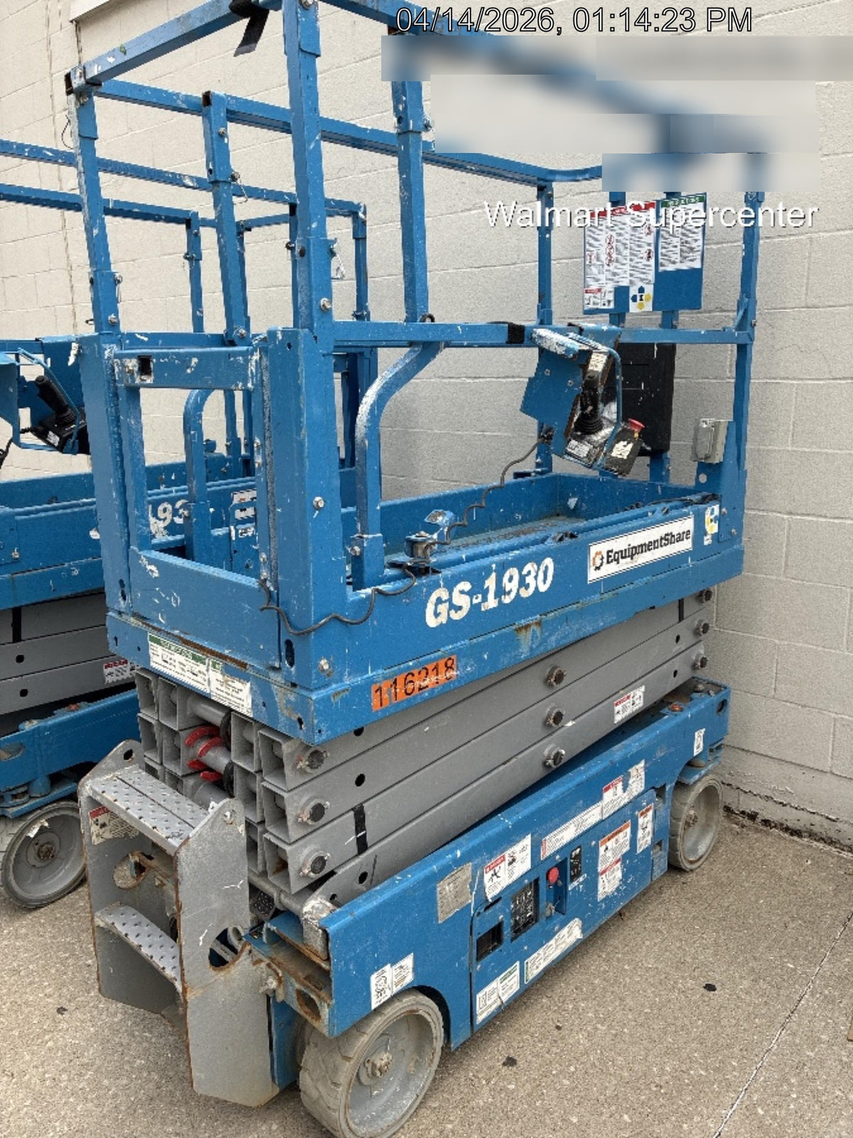 2020 Genie GS-1930 Solid Non Marking Tires, Beacon, Folding rails with half height swing gate