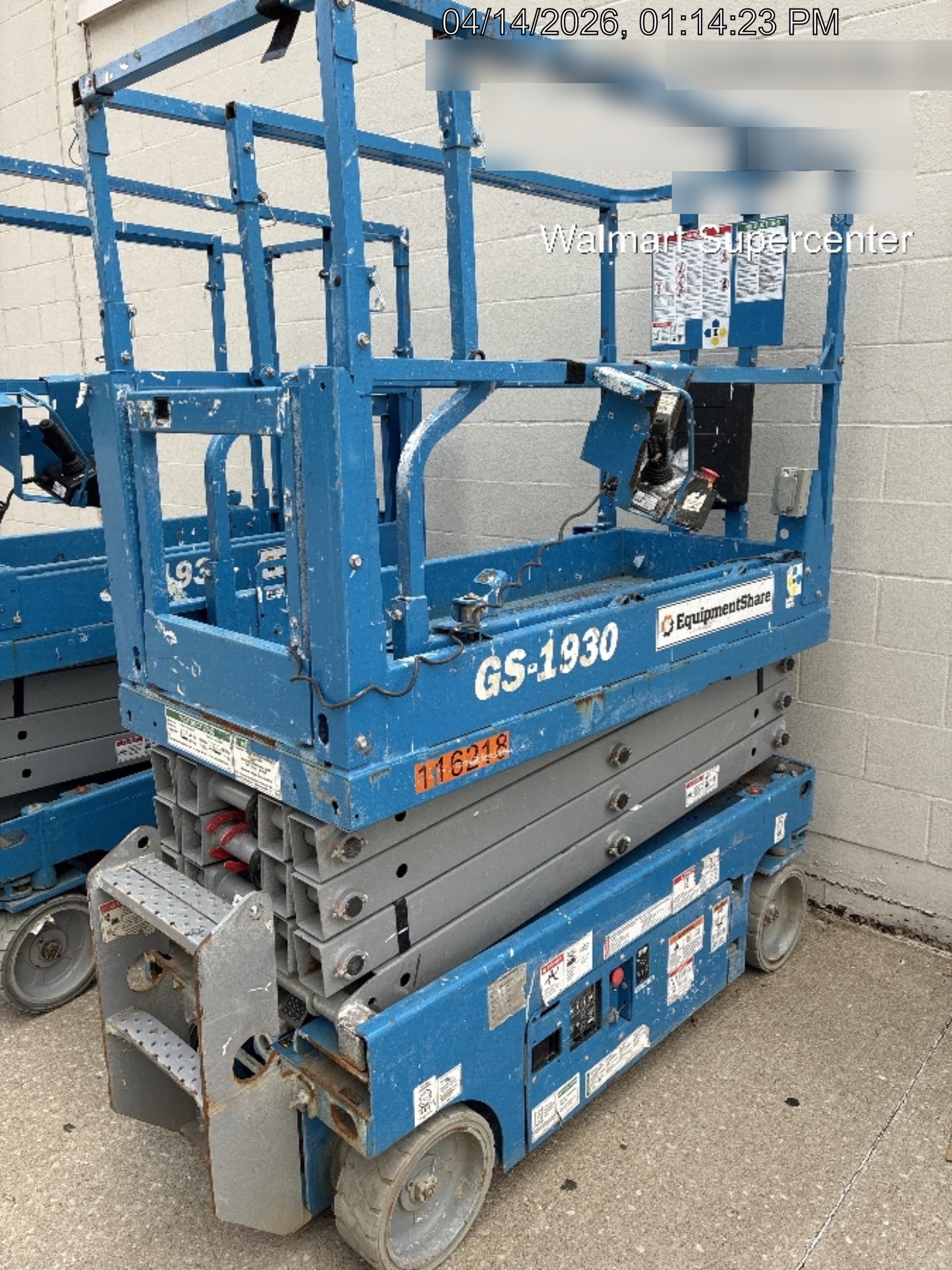2020 Genie GS-1930 Solid Non Marking Tires, Beacon, Folding rails with half height swing gate