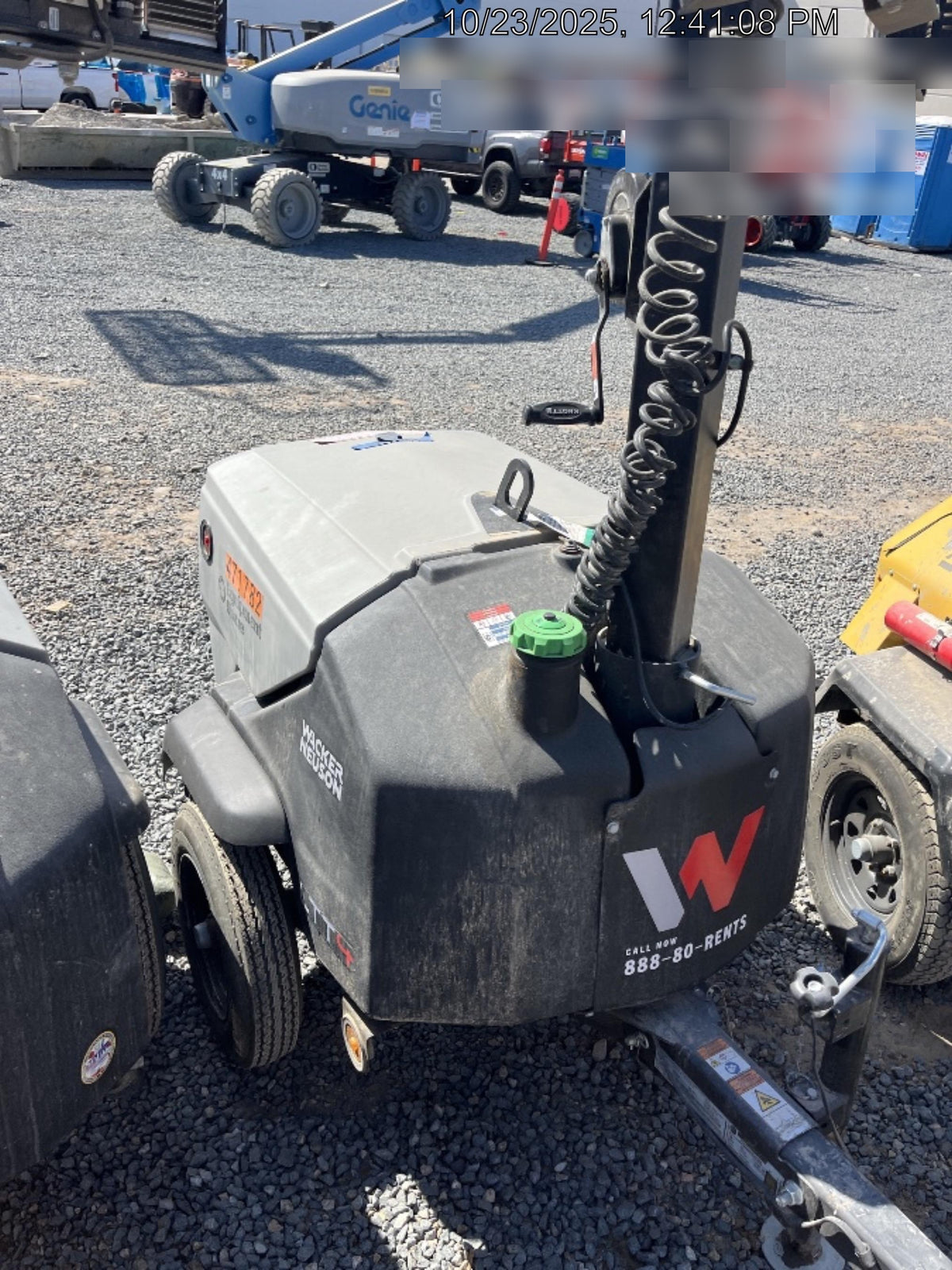 2024 Wacker Neuson LTT4 Diesel, Kohler KDW702, Deep Sea Controller, Auto Start, LED 320W, Bypass Outlet, T3