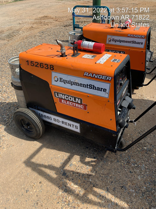 2021 Lincoln Electric Ranger 305 LPG LPG One-Pak (includes undercarriage, tank holder & tank strap) ORANGE