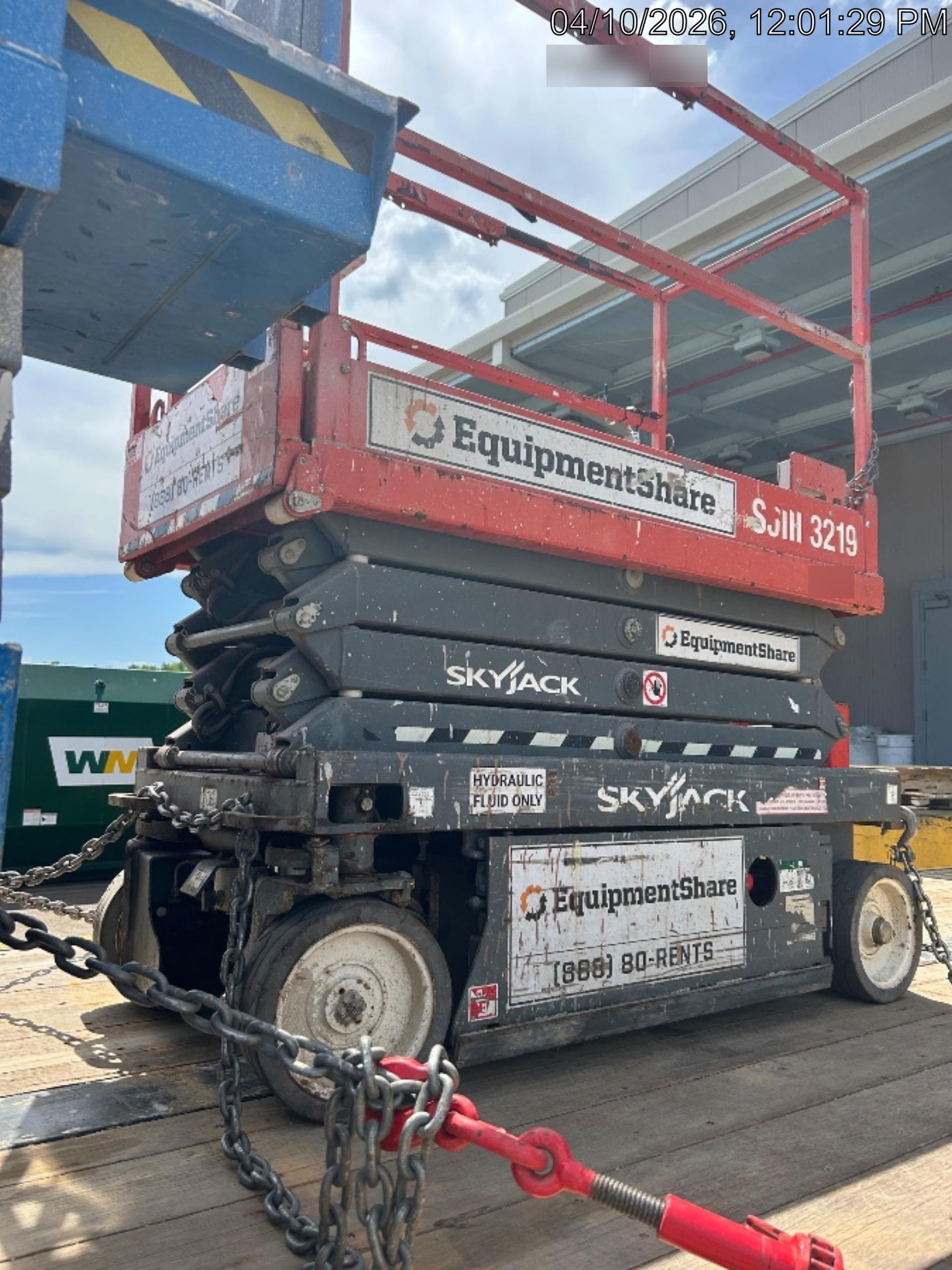 2019 Skyjack SJIII-3219 Standard Options, Trojan Batteries