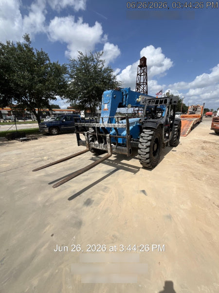 2019 Genie GTH-636 Canopy, Solid RT Tires, LED Work Lights, Beacon 60" QA Carriage, 48" Forks