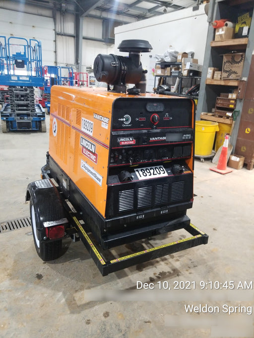 2021 Lincoln Electric Vantage 549X Ready Pak 3, ORANGE (includes trailer, cable rack, fender light kit)