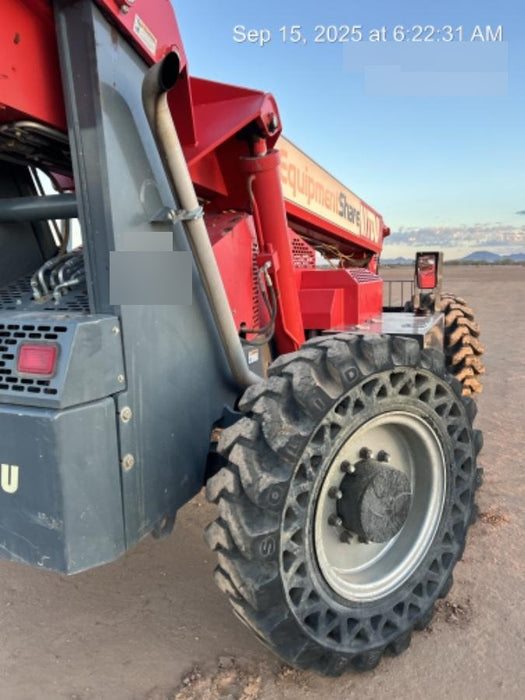 2018 Manitou MTA8044 MTA 8044 - 74 HP T4, Canopy, Worklights/Strobe, Beacon, 66" Carriage, 48" Forks, Solid Tires, Lift Hook, Aux Hydraulics