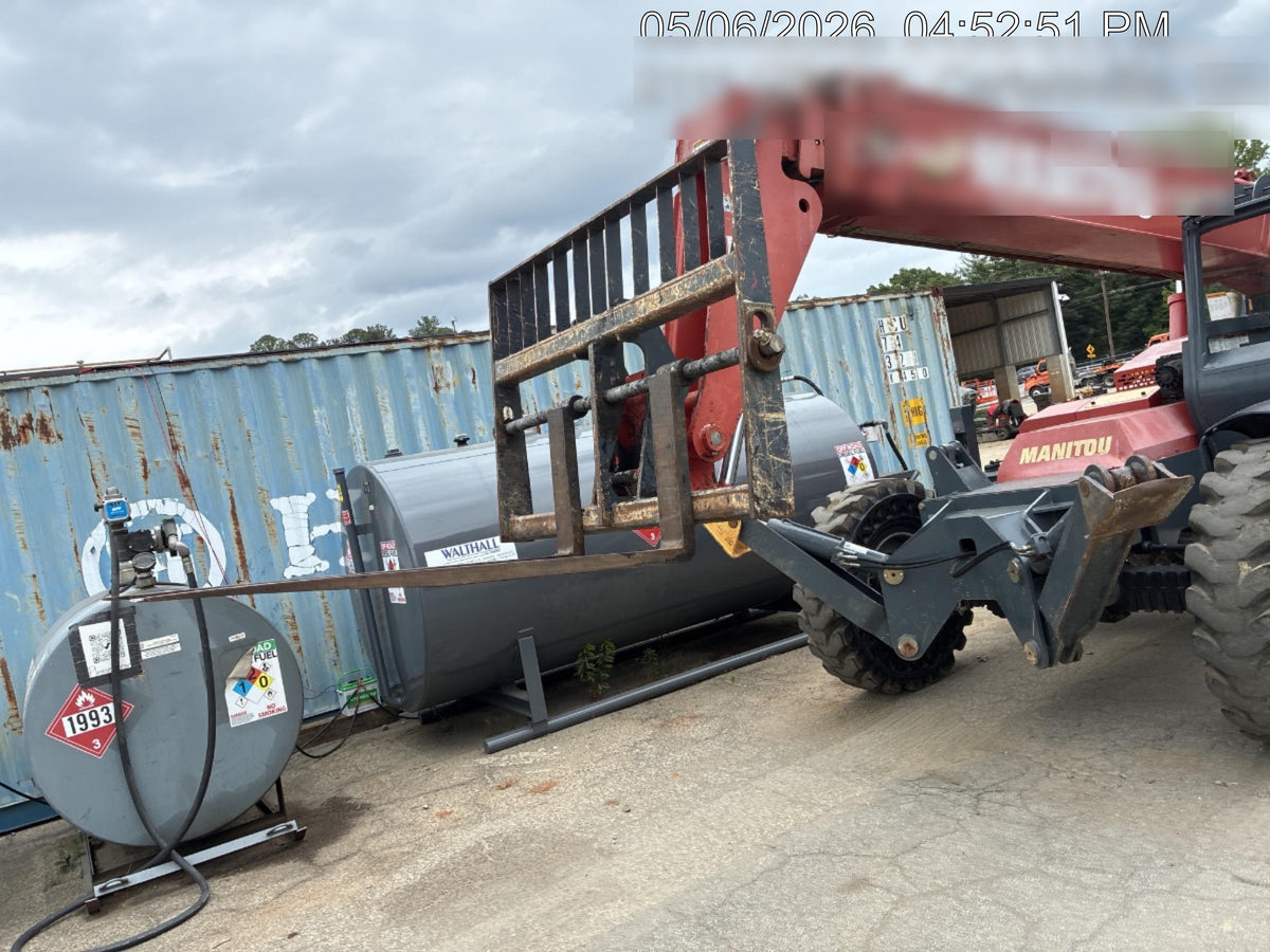 2018 Manitou MTA10055 Manitou MTA 10055 w/Open ROPS, Work Lights/Strobe, Aux Hyd, Solid Tires, Lift Hook, 66" Carriage, 60" Forks