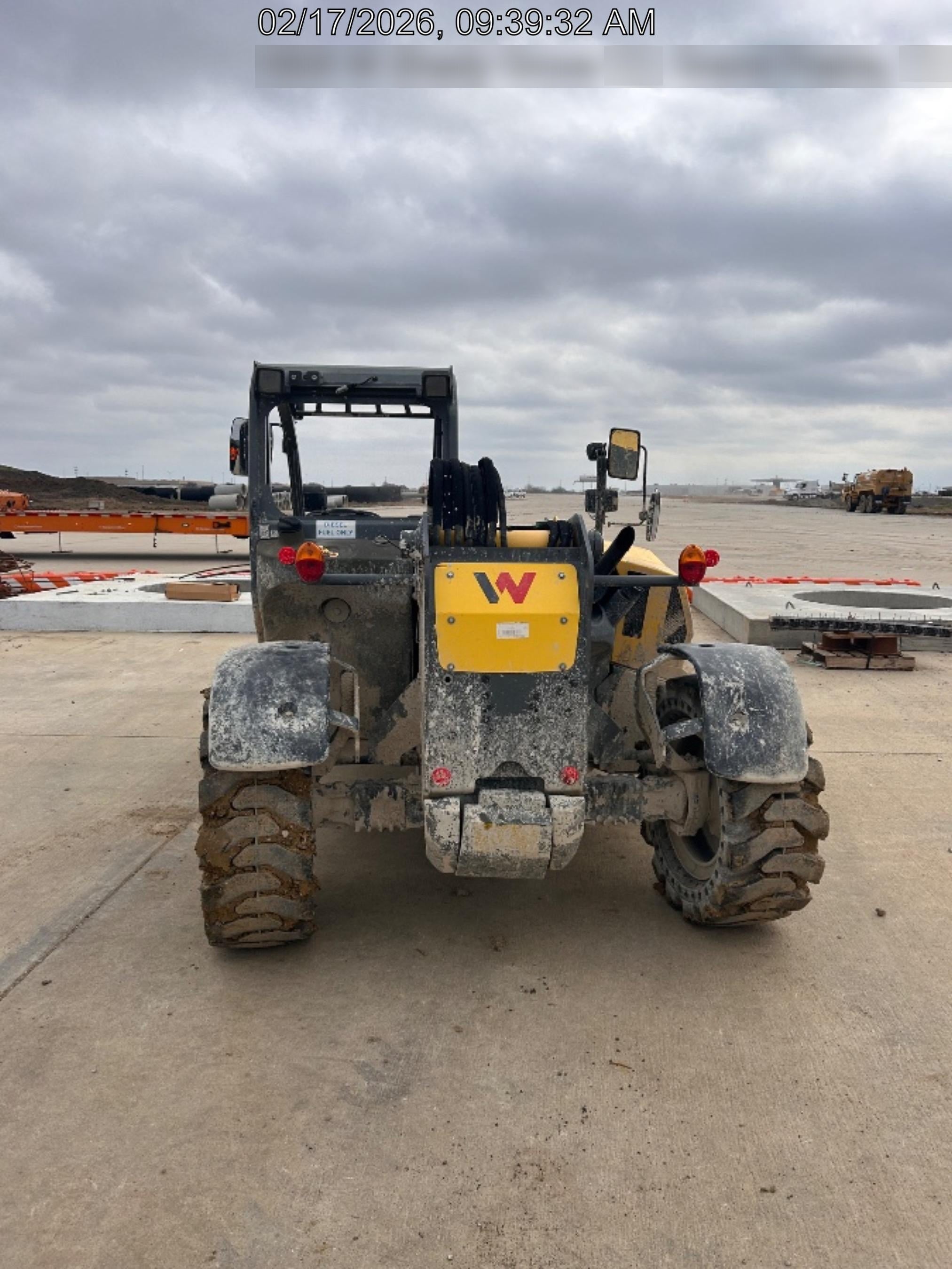 2018 Wacker Neuson TH627 Wacker Neuson TH627 Telehandler w/Canopy, Solid Tires, 48" Carriage and Forks