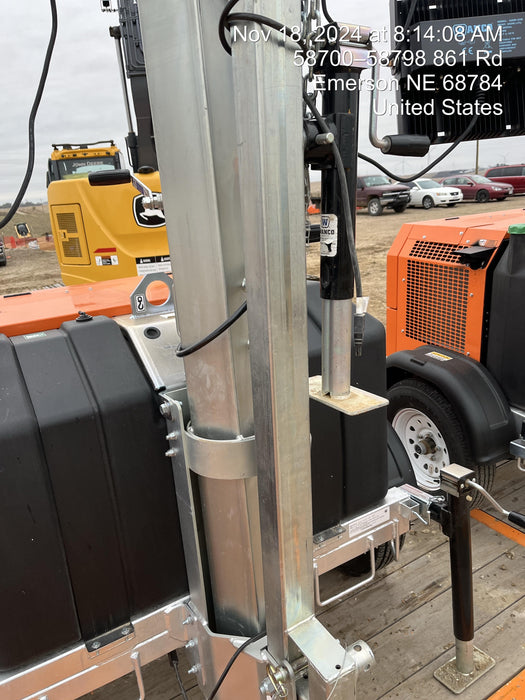 2024 Wanco WLTT-4MM4K Diesel, Deep Sea Controller, Shore Power Plug, Auto Start, (4) 350W LED Floodlights, 4kW Generator, 60 Gal Fuel Tank, 2" Ball, T3