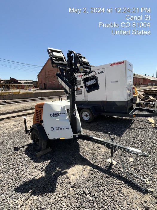 2023 Generac MLT2 Diesel, Flex Switch 120V Input, Powerzone Controller, 
(4) 320W LED Lights, 4kW Generator, 39.9 Gal Fuel Tank, 2" Ball, T3