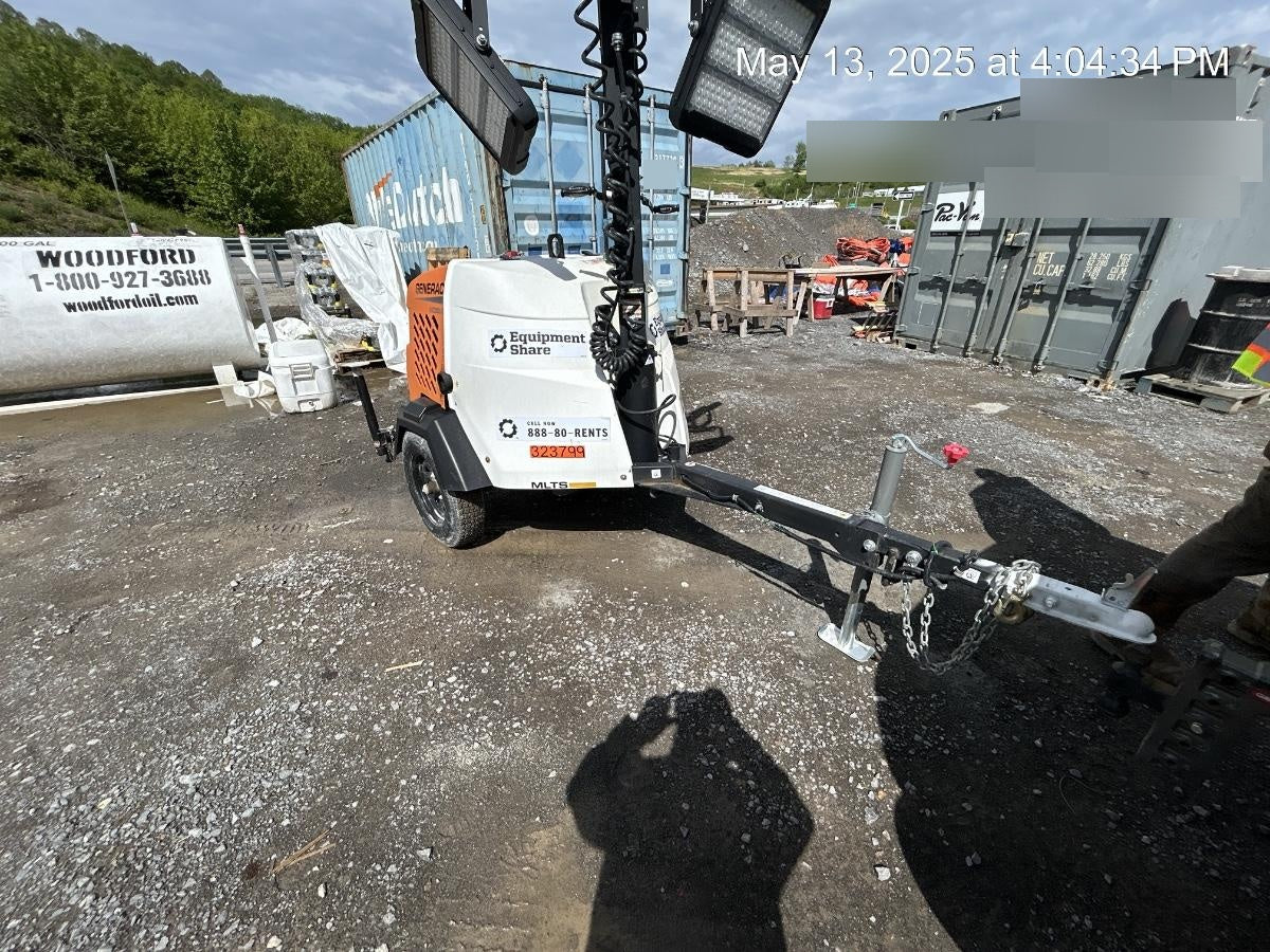 2023 Generac MLT2 Diesel, Flex Switch 120V Input, Powerzone Controller, (4) 320W LED Lights, 4kW Generator, 39.9 Gal Fuel Tank, 2" Ball, T3