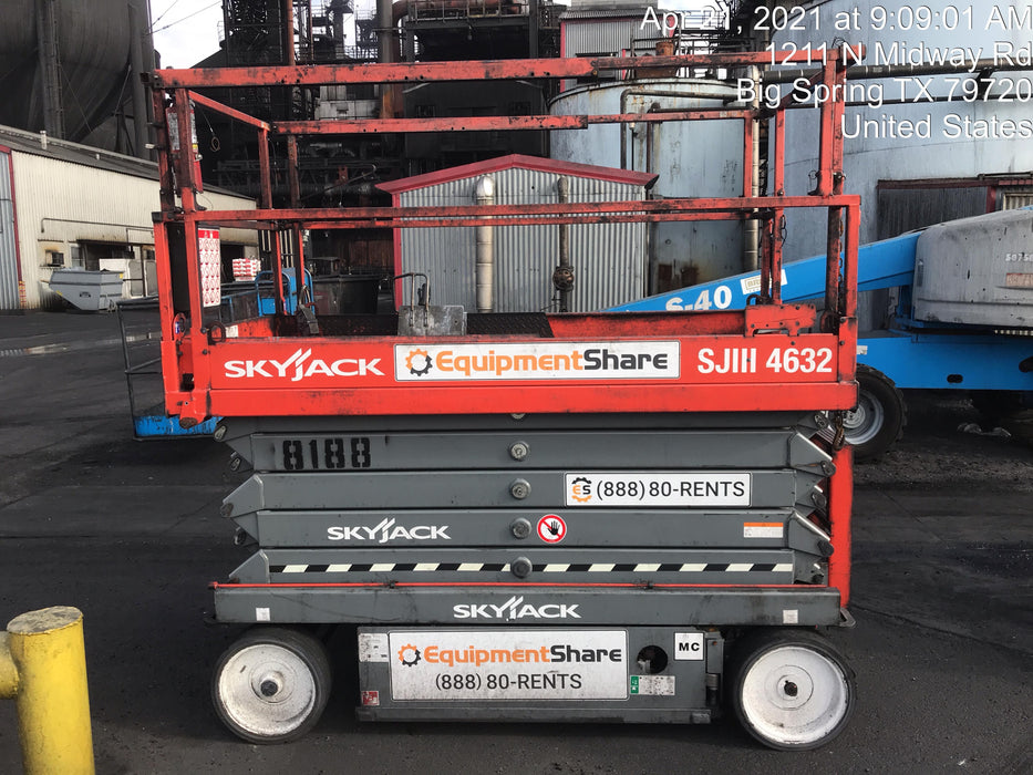 2018 Skyjack SJIII-4632 Skyjack SJIII4632 Scissor Lift w/Trojan Batteries