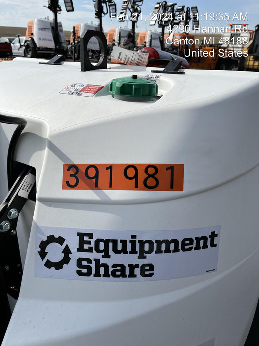 2024 Generac MLT2 Diesel, Flex Switch 120V Input, Powerzone Controller, 
(4) 320W LED Lights, 4kW Generator, 39.9 Gal Fuel Tank, 2" Ball, T3