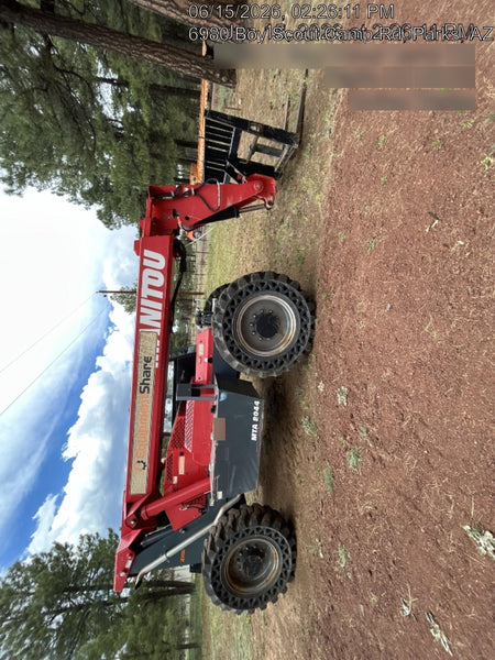 2019 Manitou MTA8044 MTA 8044 - 74 HP T4, Canopy, Worklights/Strobe, Beacon, 66" Carriage, 48" Forks, Solid Tires, Lift Hook, Aux Hydraulics