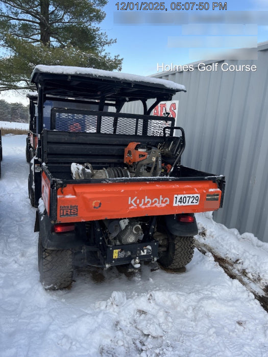2021 Kubota RTV-X1140W-H Plastic Canopy, Windshield Acrylic Clear, LED Strobe Light, Wire Harness Kit, Back up Alarm
